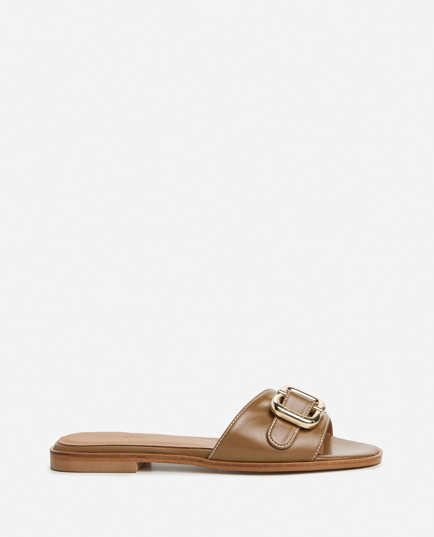 Mimi Leather Olive Flattered