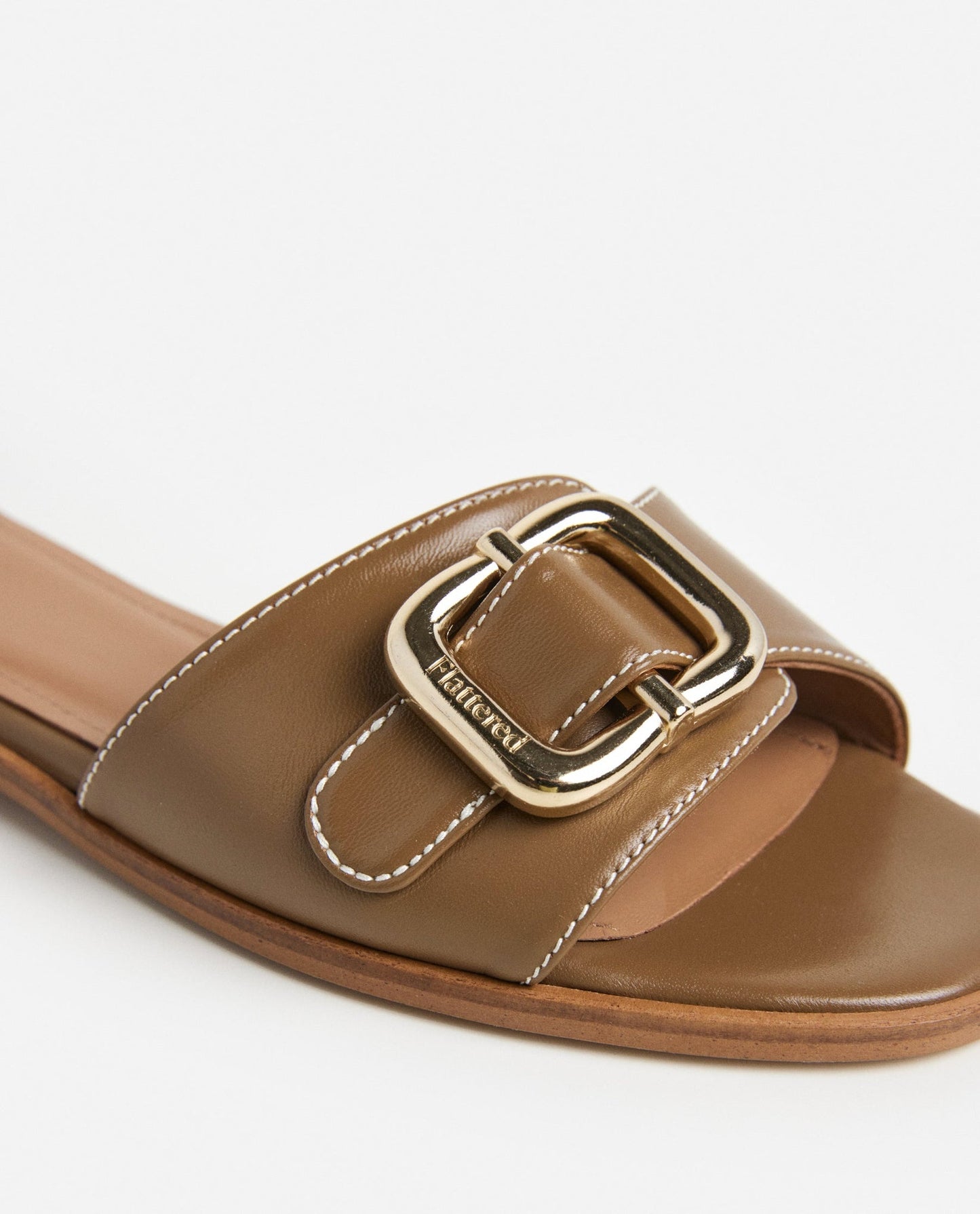 Mimi Leather Olive Flattered