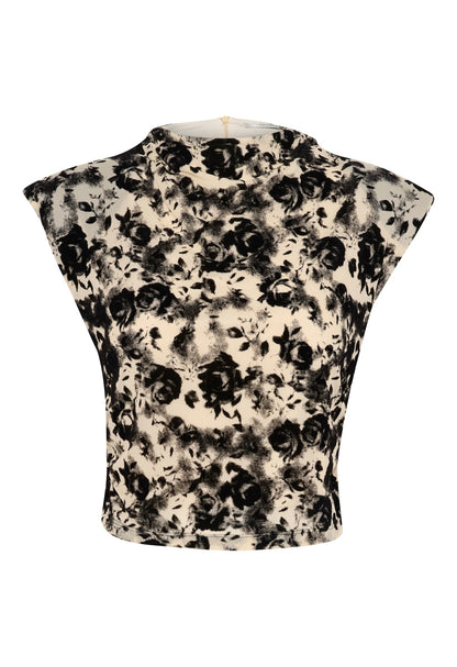 FloraGZ Top Butter Yellow/Black Gestuz