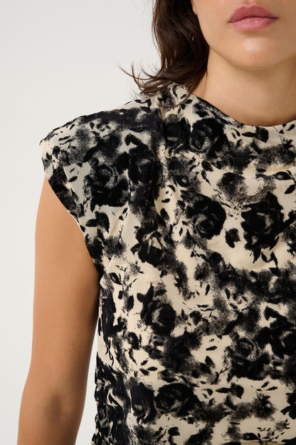 FloraGZ Top Butter Yellow/Black Gestuz