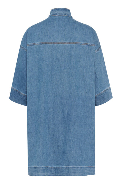 LaraMW 115 Dress Medium Blue Wash My Essential Wardrobe
