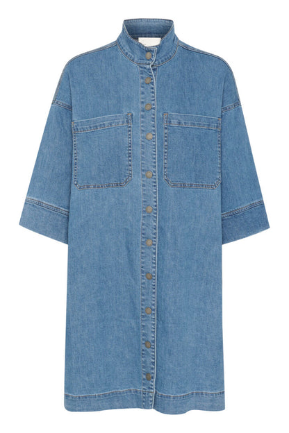LaraMW 115 Dress Medium Blue Wash My Essential Wardrobe