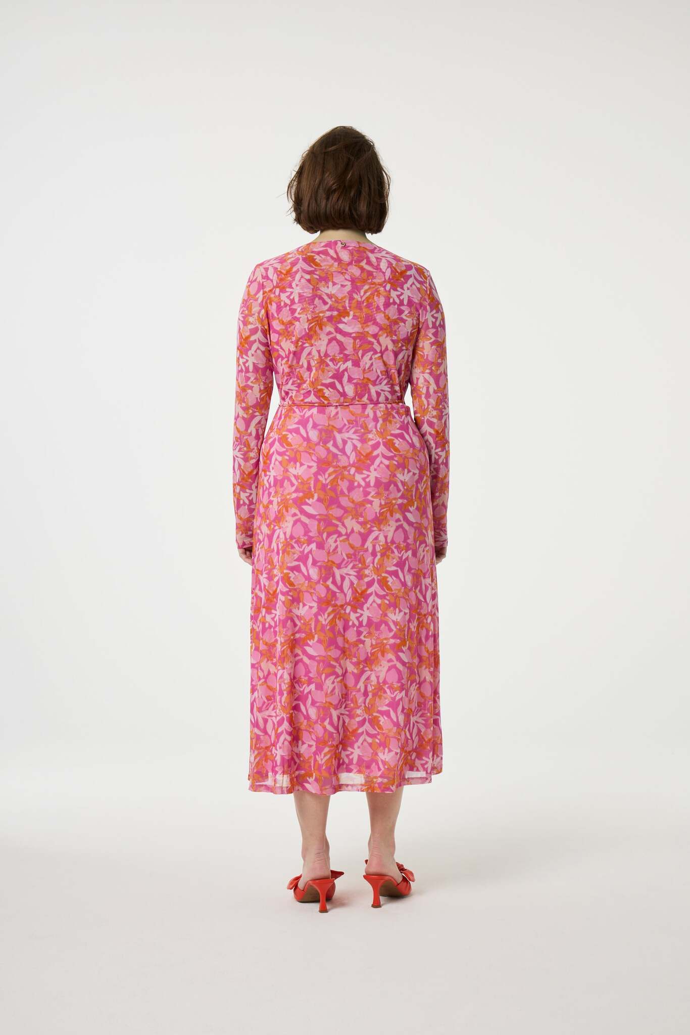 Natty Dress Pink Glow/Tangerine Fabienne Chapot