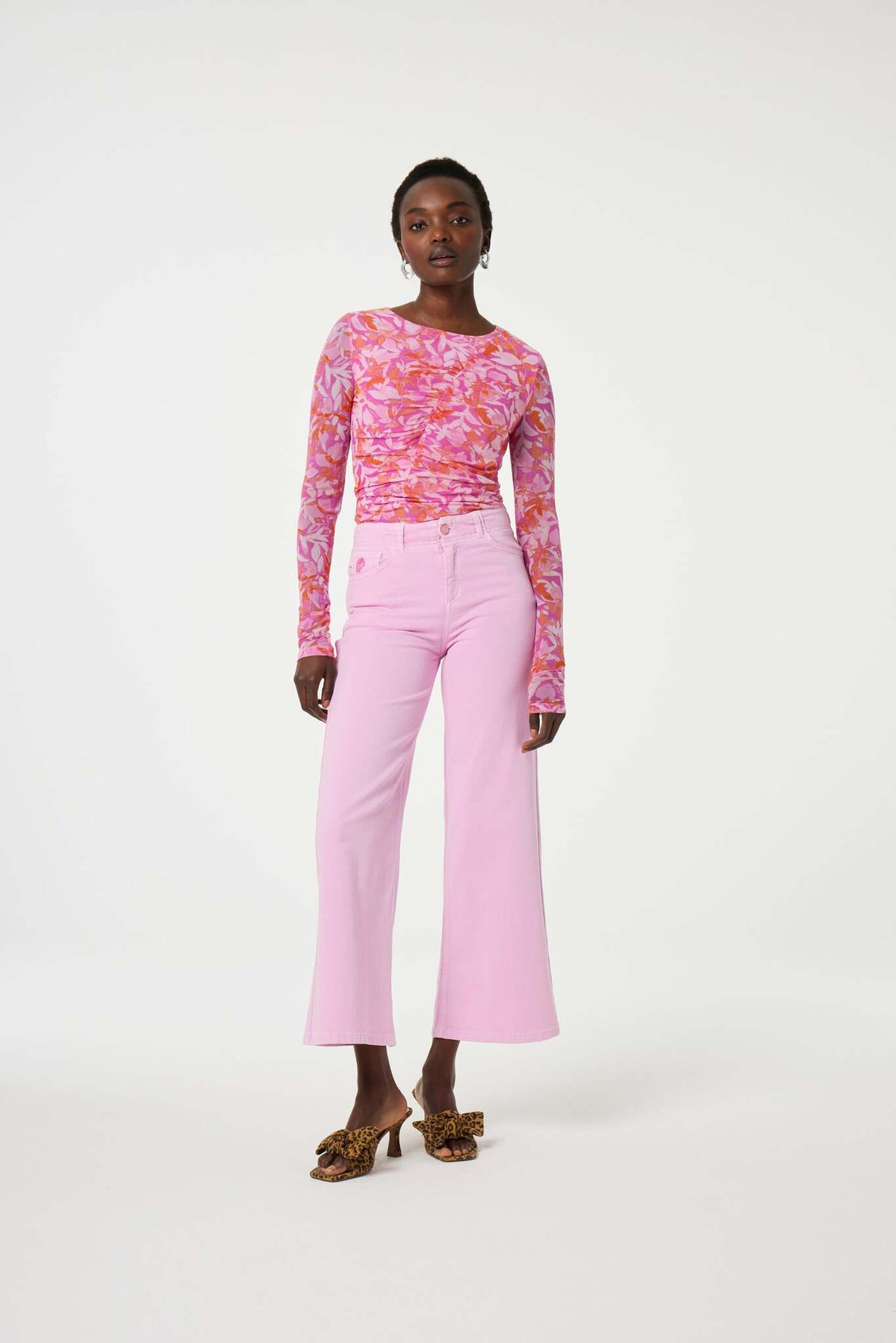 Kasia Top Pink Glow/Tangerine Fabienne Chapot