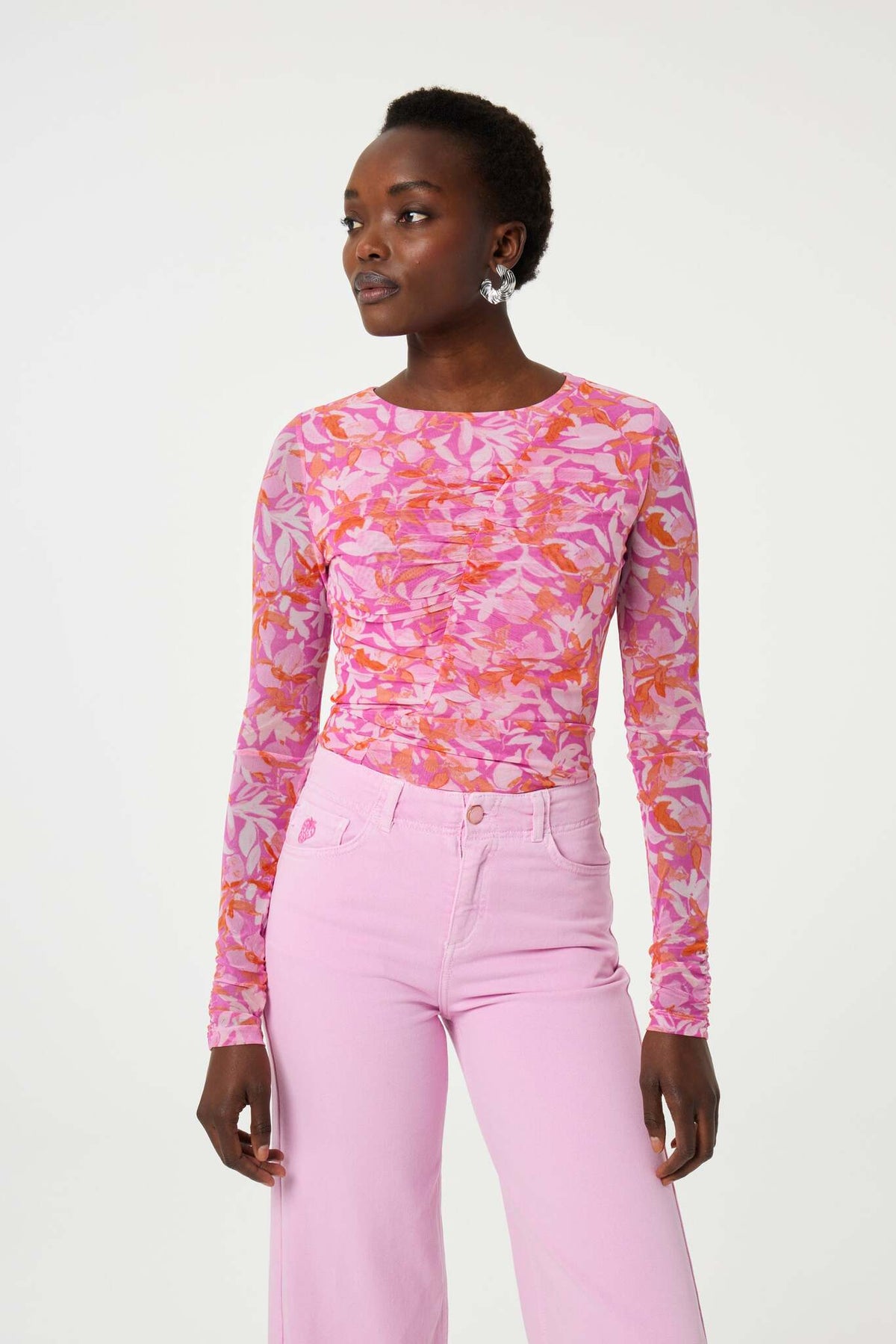 Kasia Top Pink Glow/Tangerine Fabienne Chapot