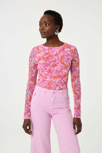 Kasia Top Pink Glow/Tangerine Fabienne Chapot