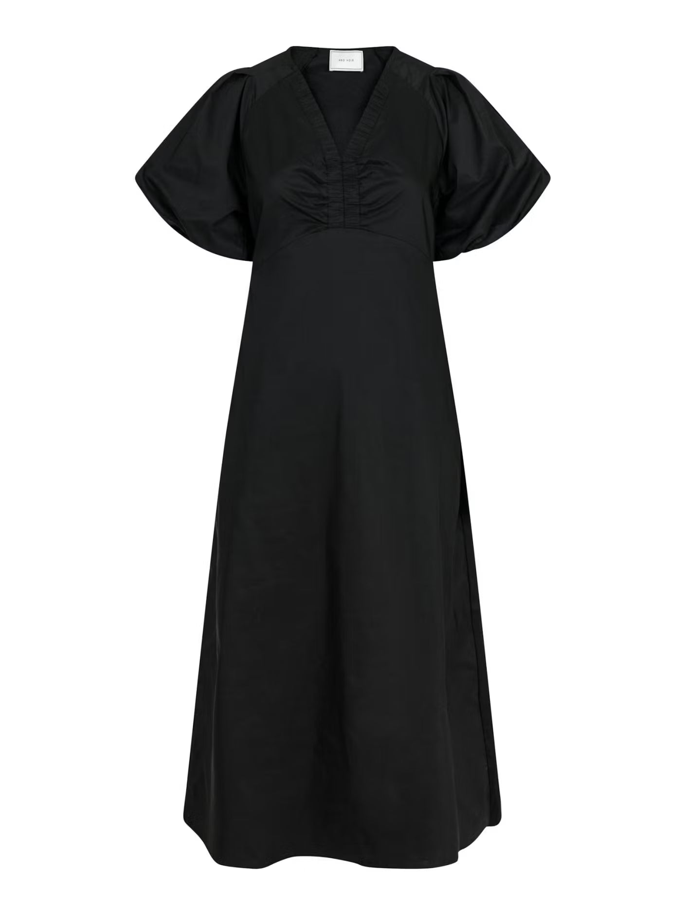 Illana Poplin Dress Black Neo Noir