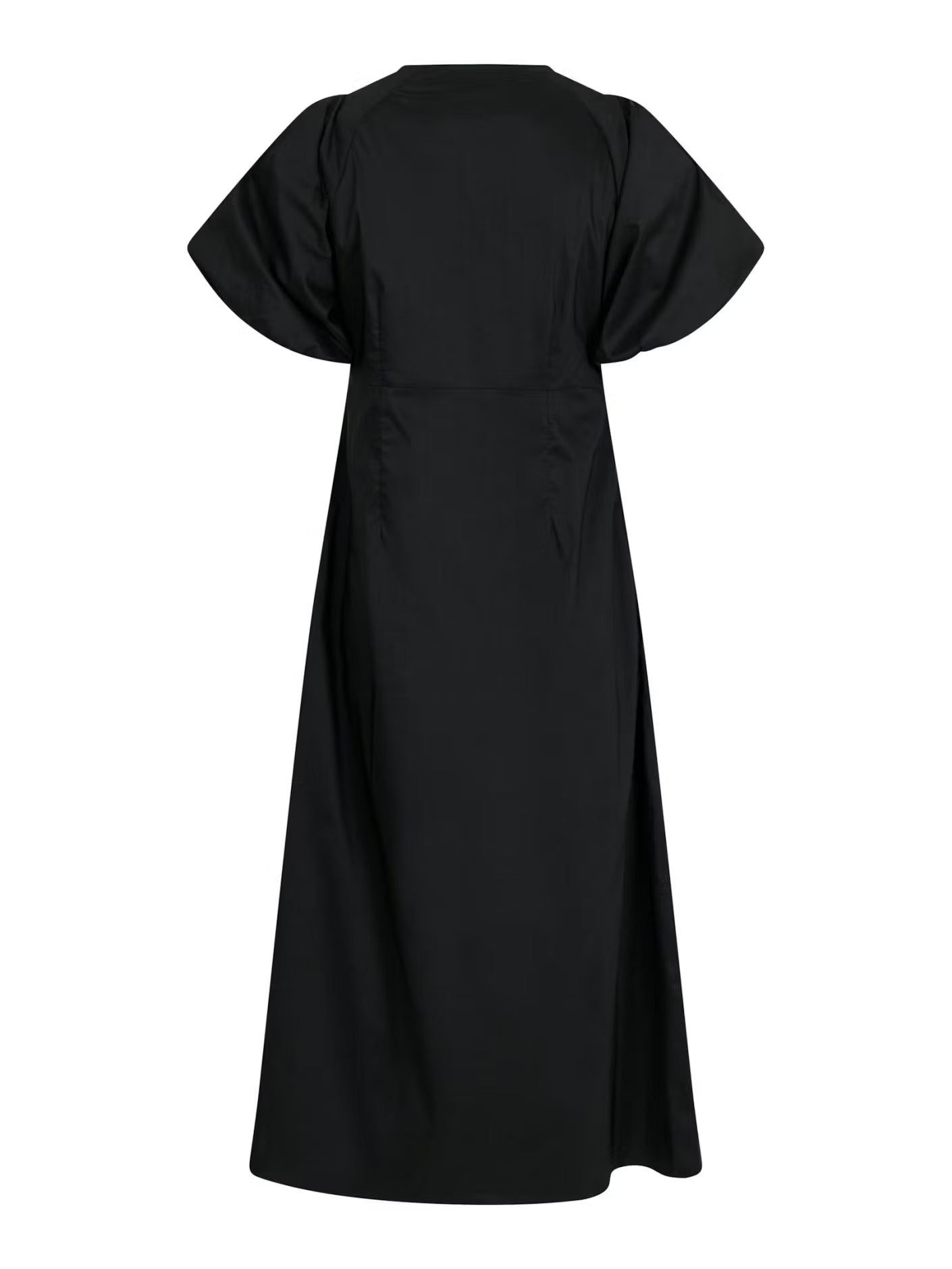 Illana Poplin Dress Black Neo Noir