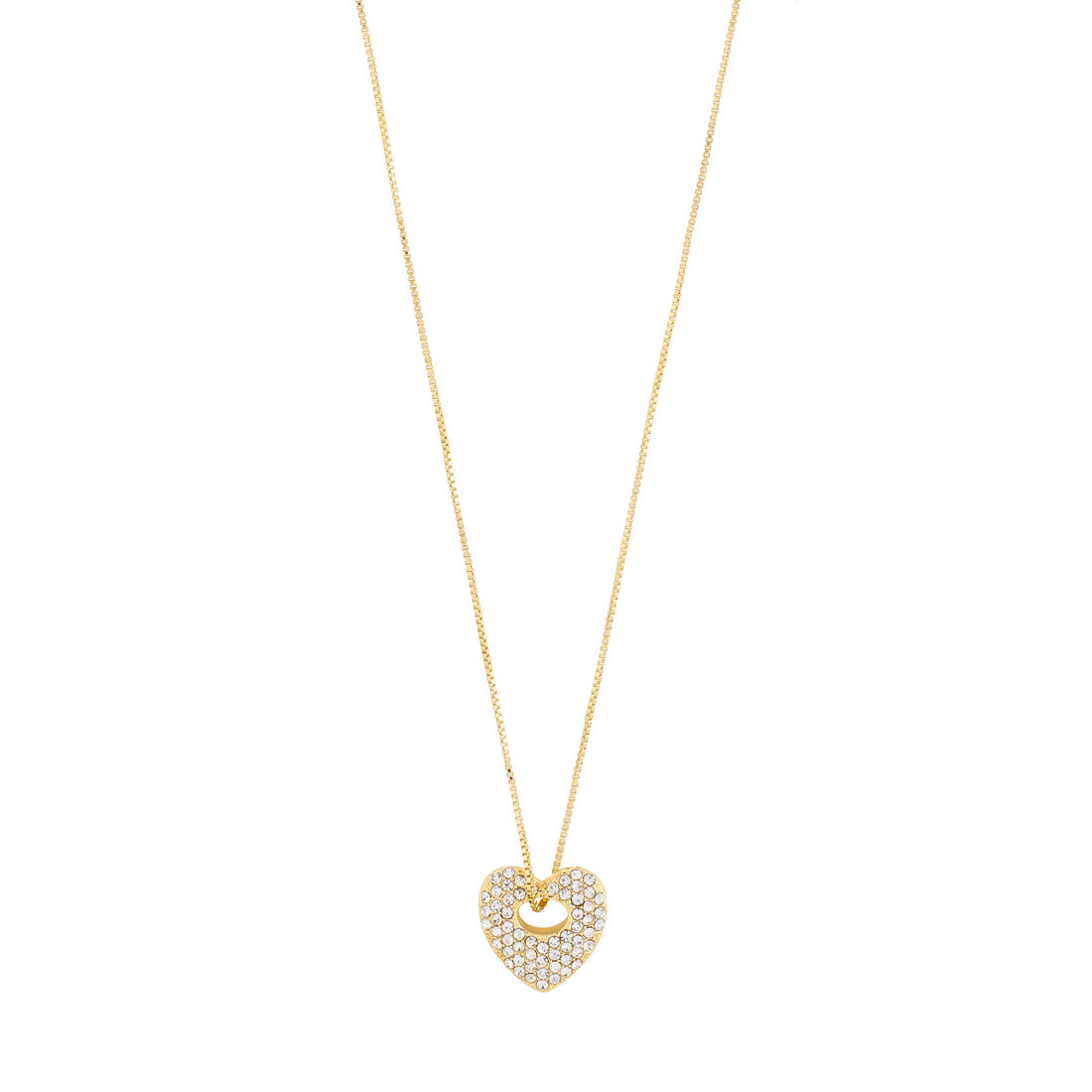 Dune Heart Necklace Gold Pilgrim