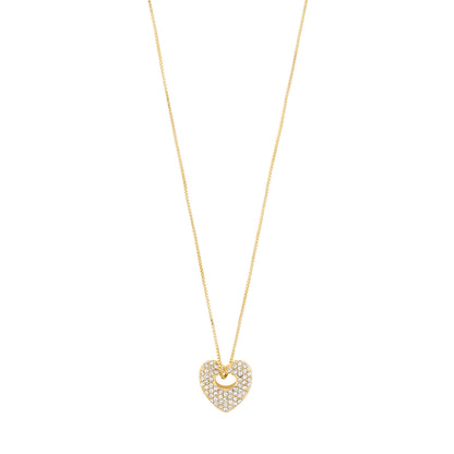 Dune Heart Necklace Gold Pilgrim