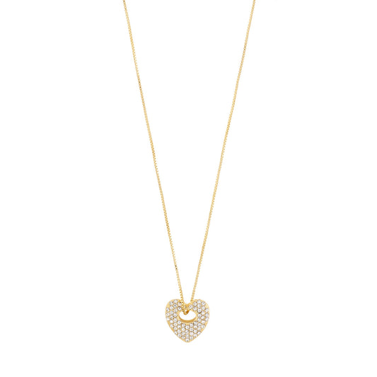 Dune Heart Necklace Gold Pilgrim