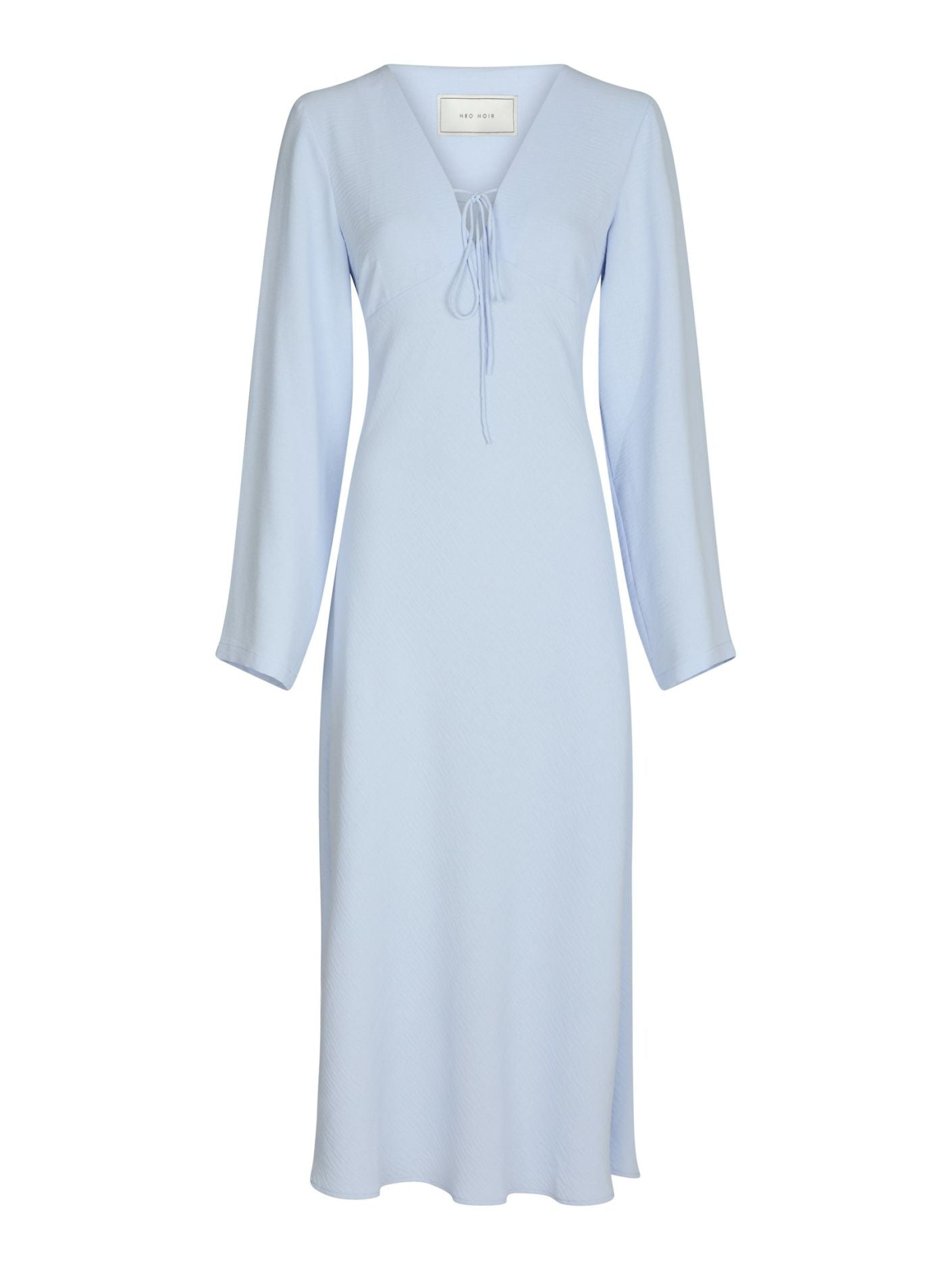 Krisha Solid Dress Light Blue Neo Noir