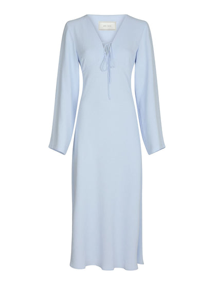 Krisha Solid Dress Light Blue Neo Noir