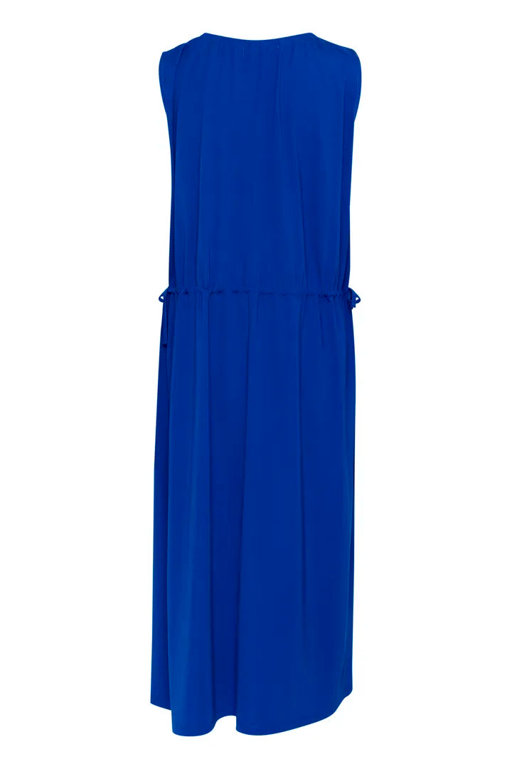 HivieraIW Drawstring Dress Greek Blue InWear