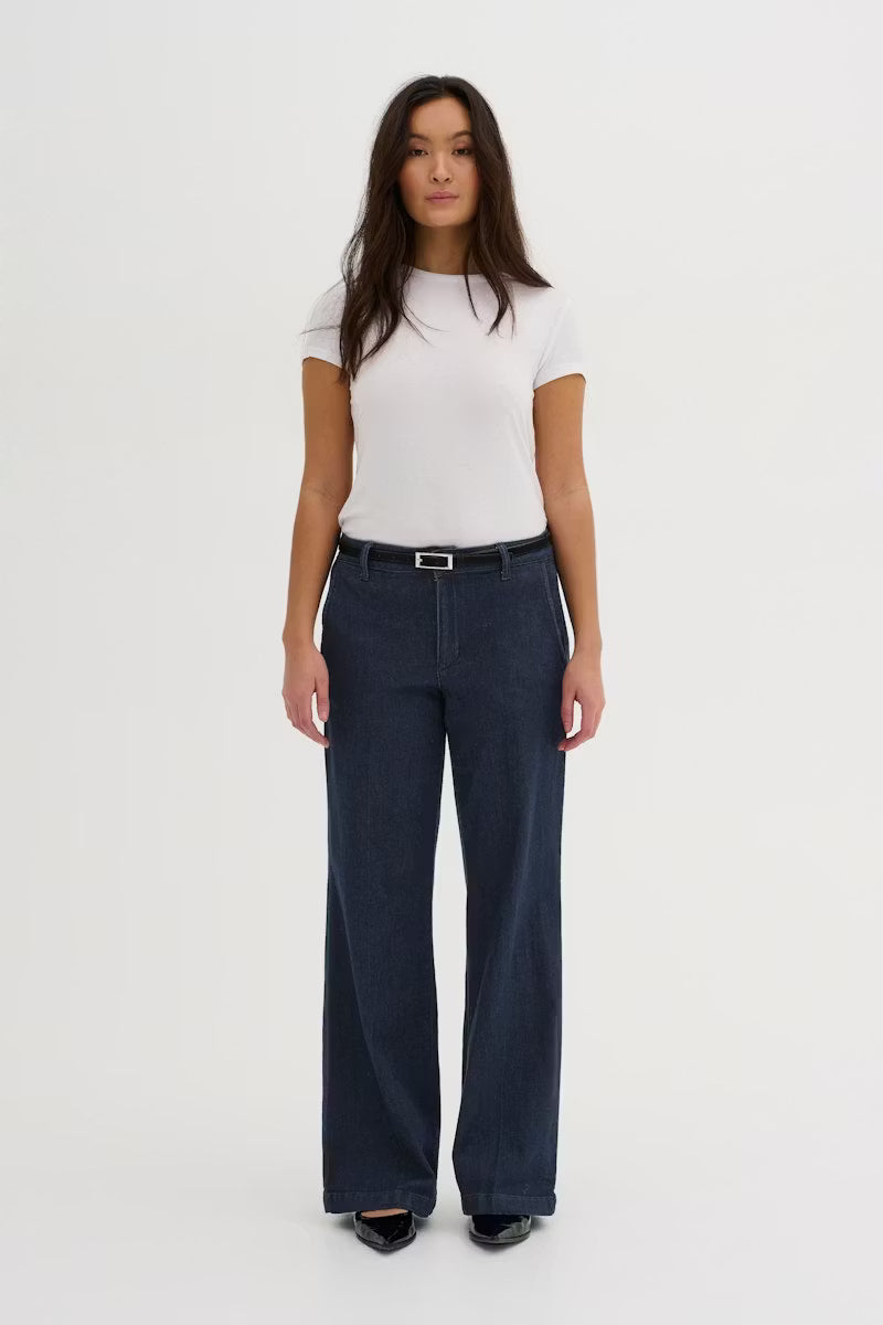 30 The Lara 115 Pants Dark Blue Un-Wash My Essential Wardrobe