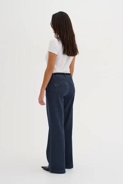 30 The Lara 115 Pants Dark Blue Un-Wash My Essential Wardrobe