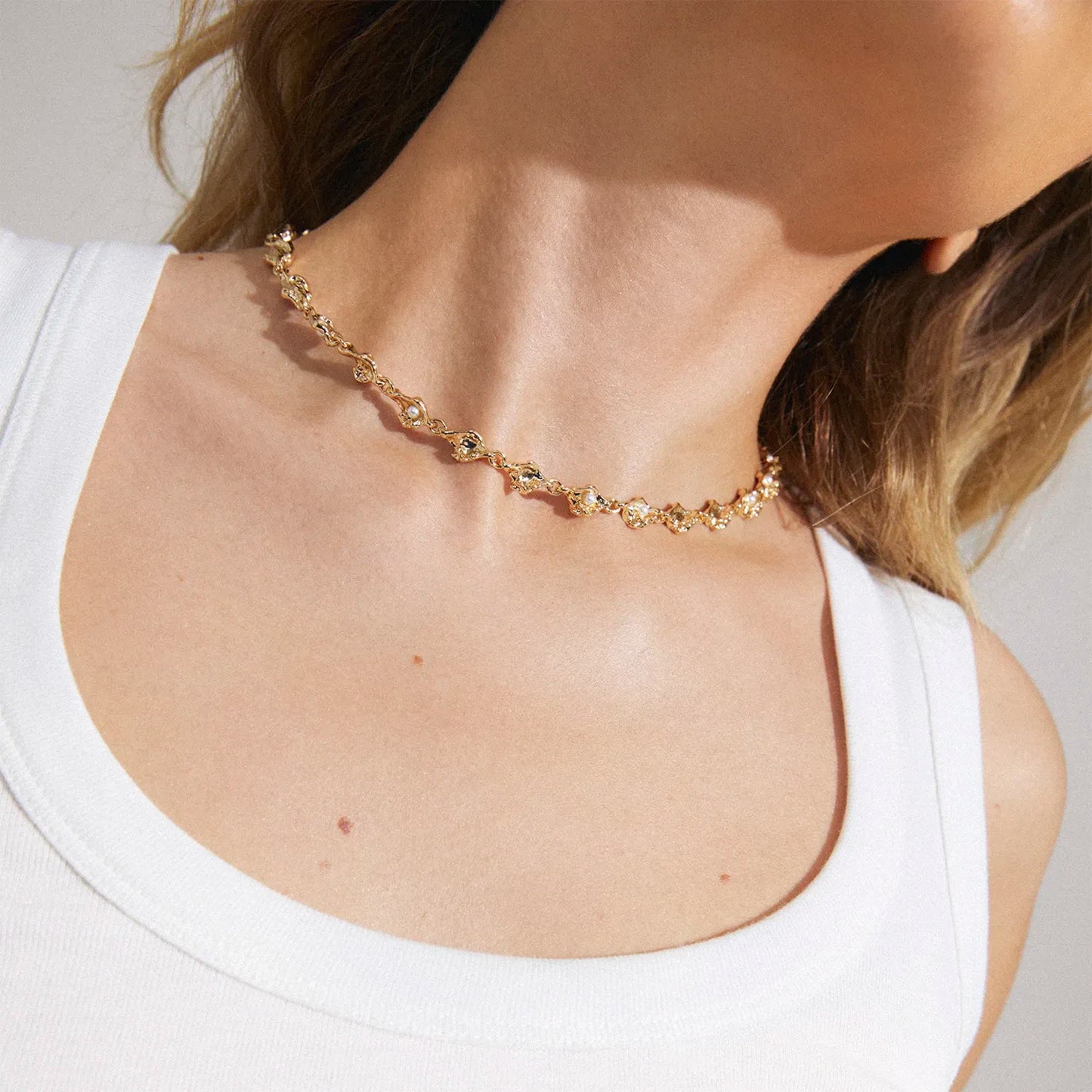 Inaya Necklace Gold Pilgrim