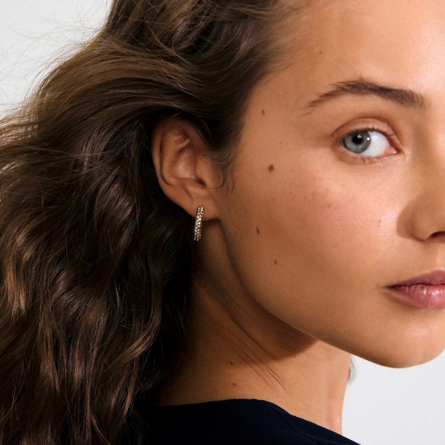 Tatum Medium Hoops Gold Pilgrim