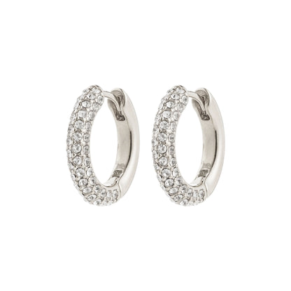 Tatum Medium Hoops Silver Pilgrim