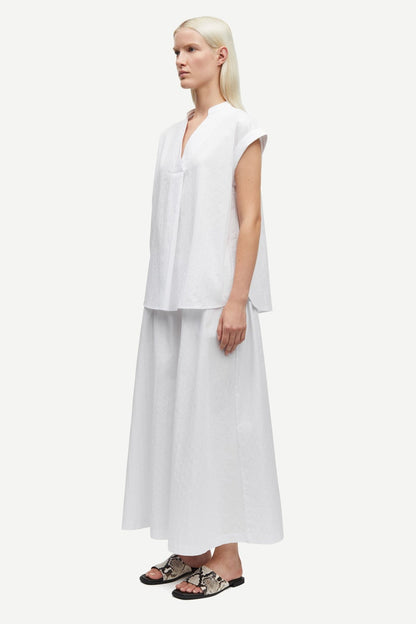 Satina SS Shirt 15646 White Samsoe Samsoe