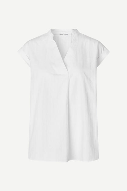 Satina SS Shirt 15646 White Samsoe Samsoe
