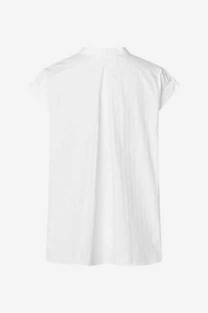 Satina SS Shirt 15646 White Samsoe Samsoe