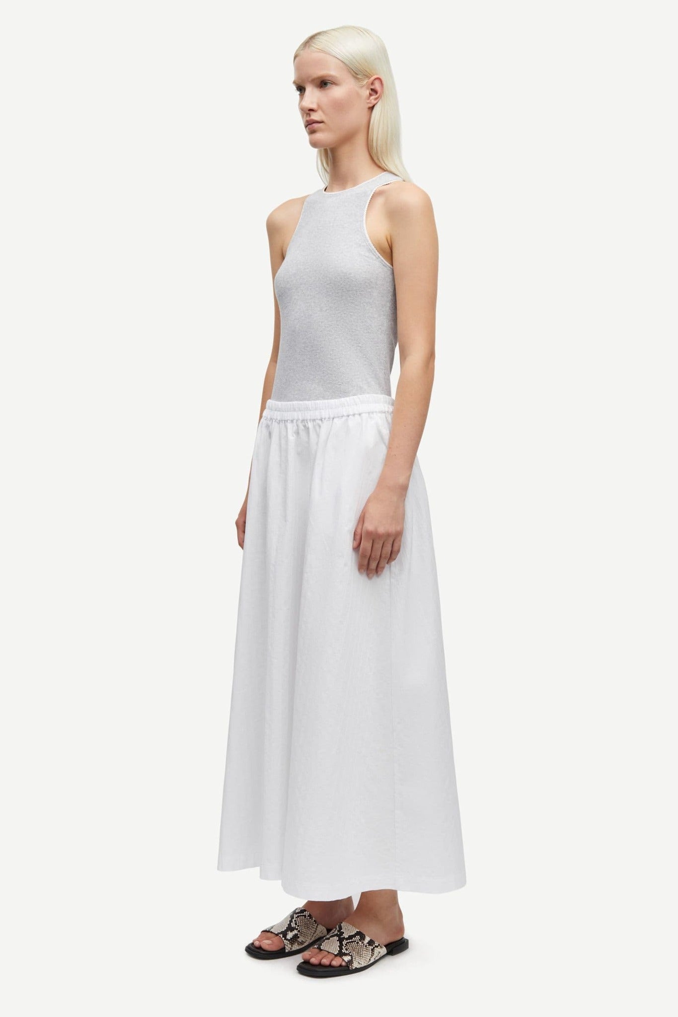 Satina Skirt 15646 White Samsoe Samsoe