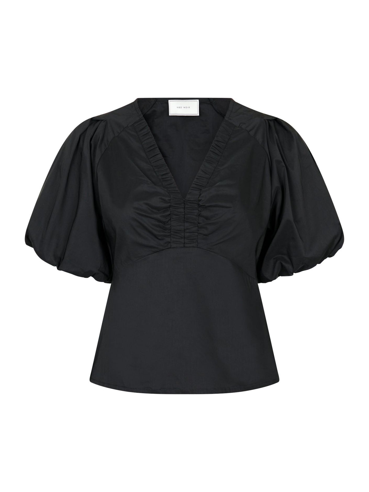 Irina Poplin Blouse Black Neo Noir