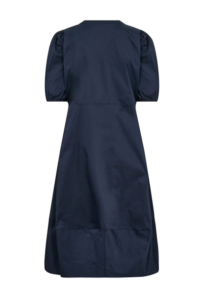 Antoinett SS Placket Dress Blue Iris Culture