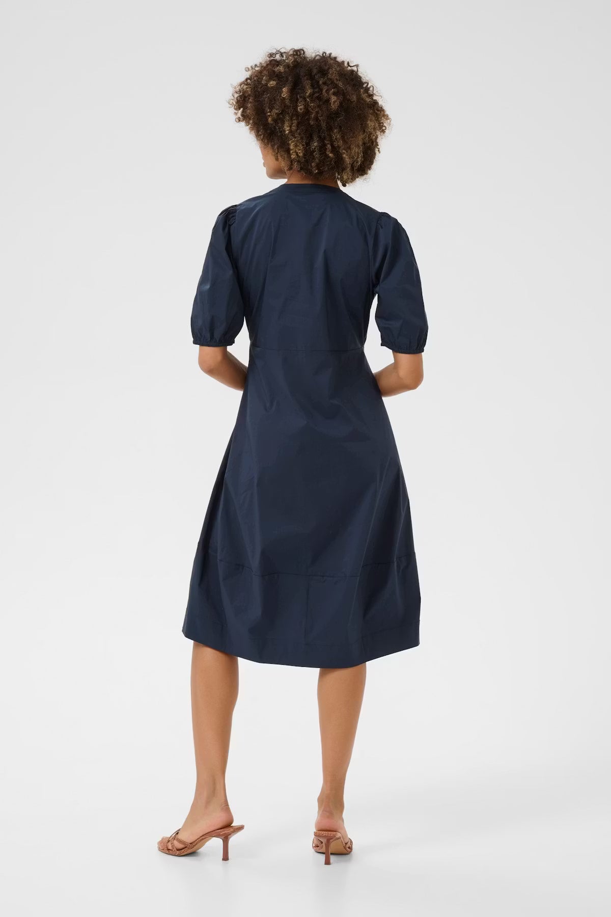 Antoinett SS Placket Dress Blue Iris Culture