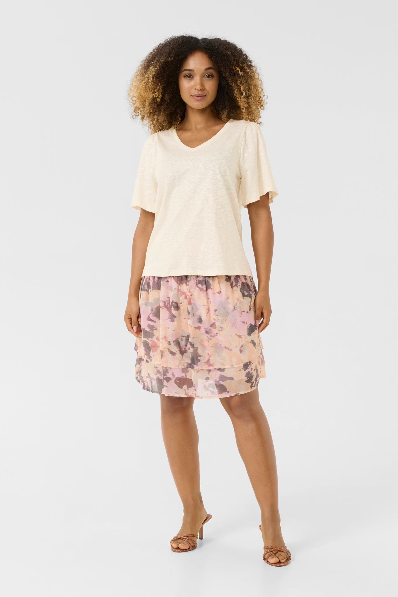Biana Foil T-shirt Whitecap Culture