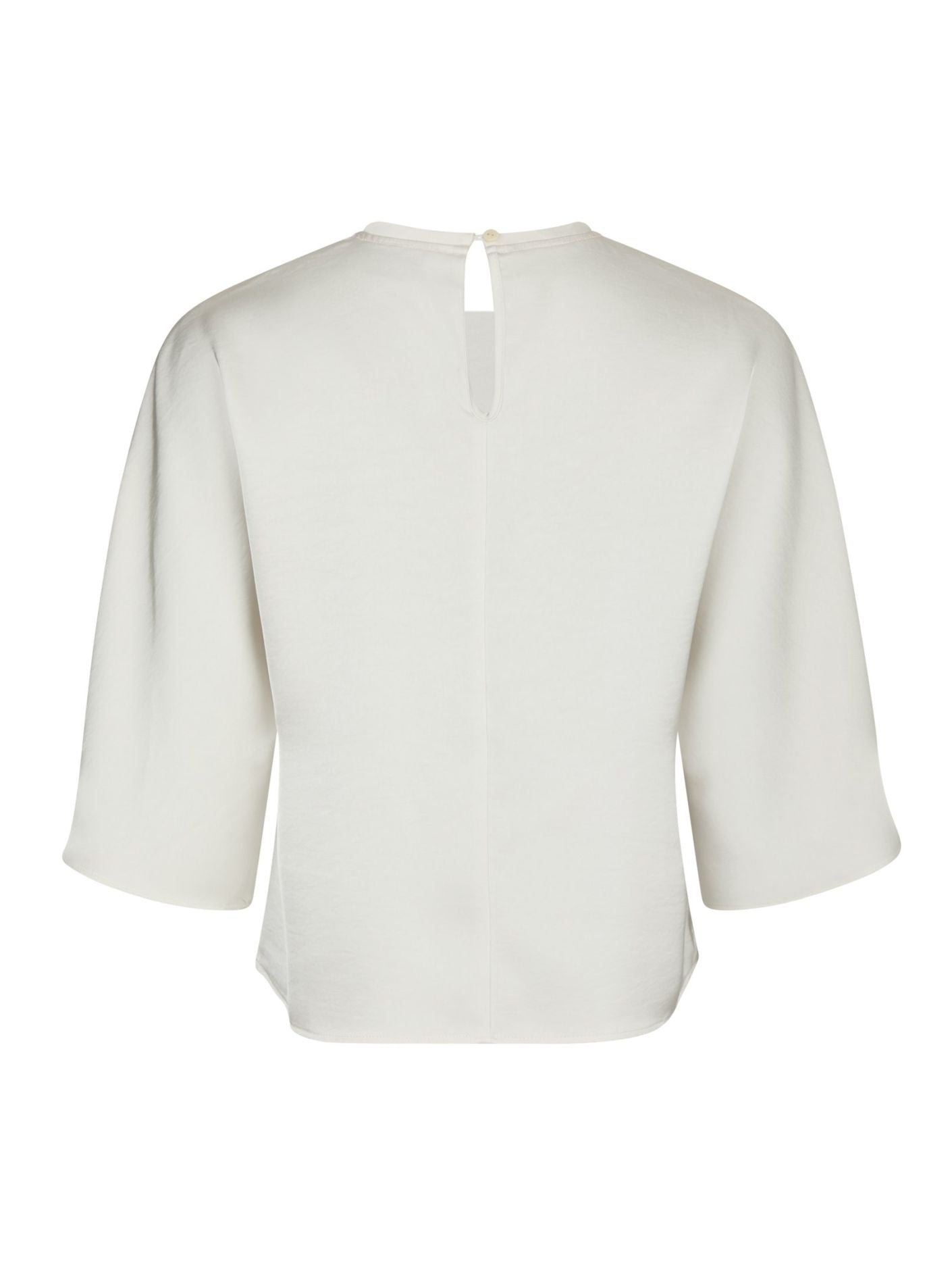 Liora Heavy Sateen Blouse Pearl Neo Noir