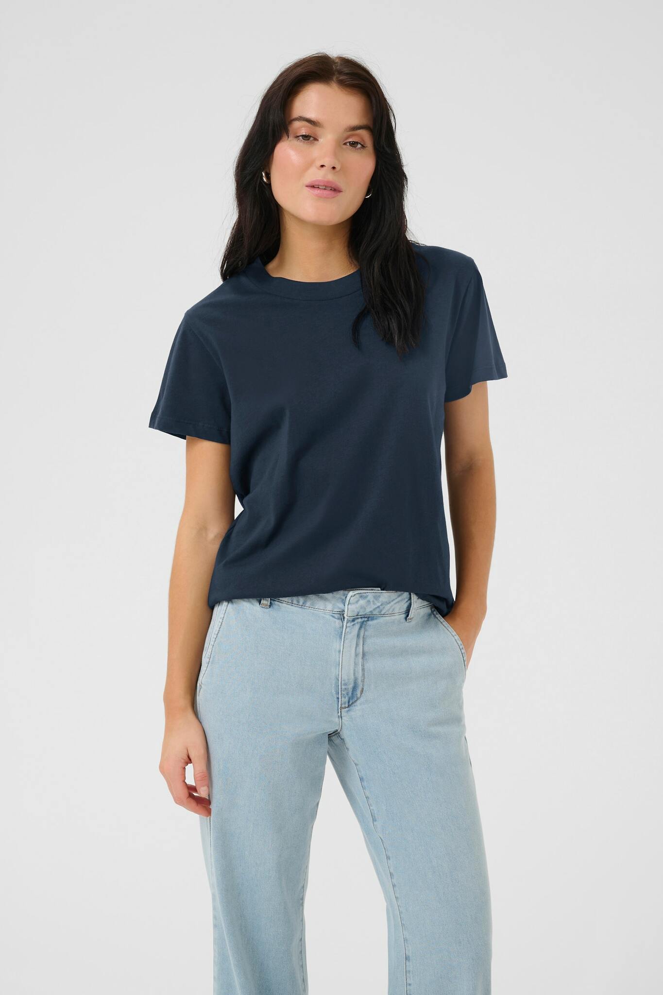 HanneMW Tee Dark Sapphire Blue My Essential Wardrobe