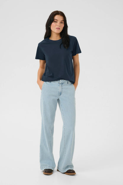 HanneMW Tee Dark Sapphire Blue My Essential Wardrobe
