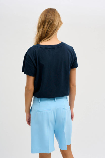 HanneMW Tee Dark Sapphire Blue My Essential Wardrobe