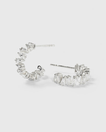 Iggy Earrings Silver Syster P