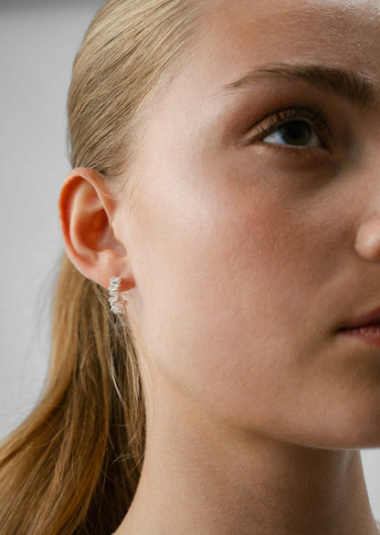 Iggy Earrings Silver Syster P