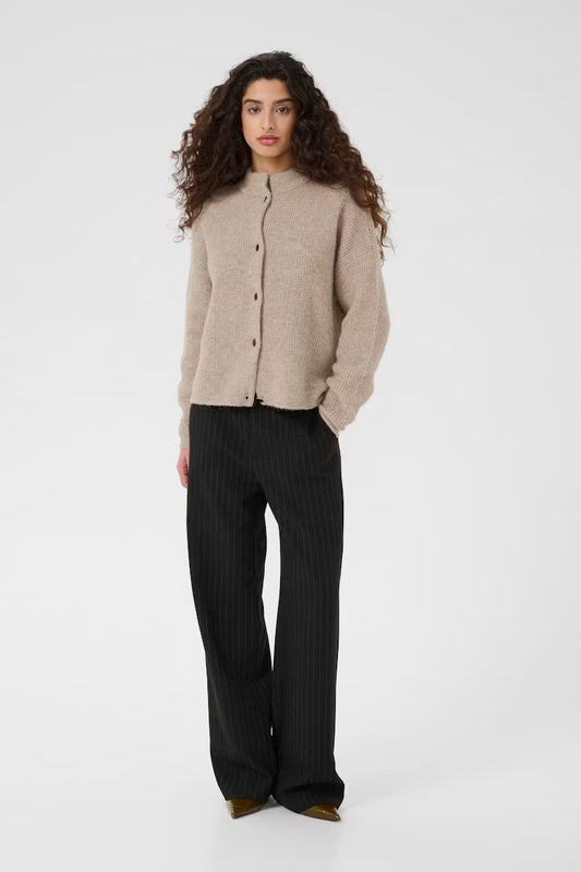 AlphaGZ Short Cardigan Warm Sand Gestuz