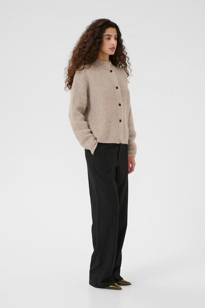 AlphaGZ Short Cardigan Warm Sand Gestuz