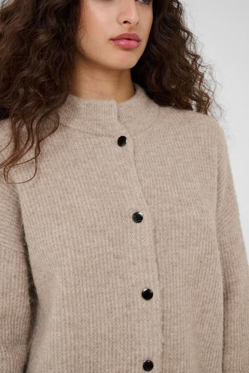 AlphaGZ Short Cardigan Warm Sand Gestuz