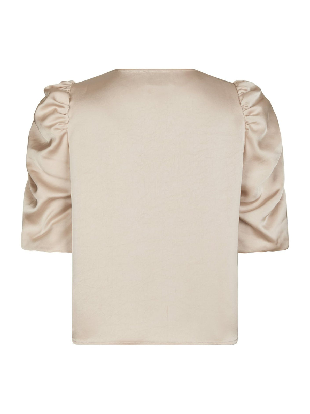 Elba Heavy Sateen Blouse Champagne Neo Noir