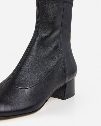 Ember Leather Black Flattered