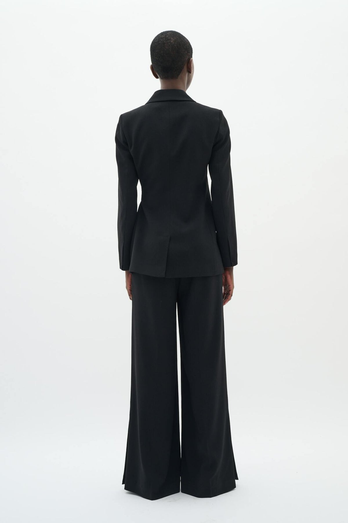 BriezIW Slit Pants Black InWear