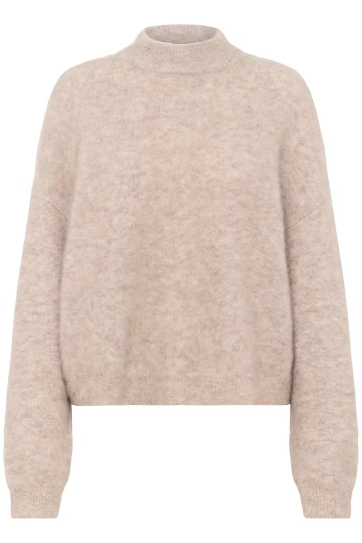 Debbie Pullover Warm Sand Melange Gestuz