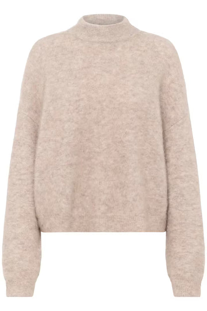 Debbie Pullover Warm Sand Melange Gestuz