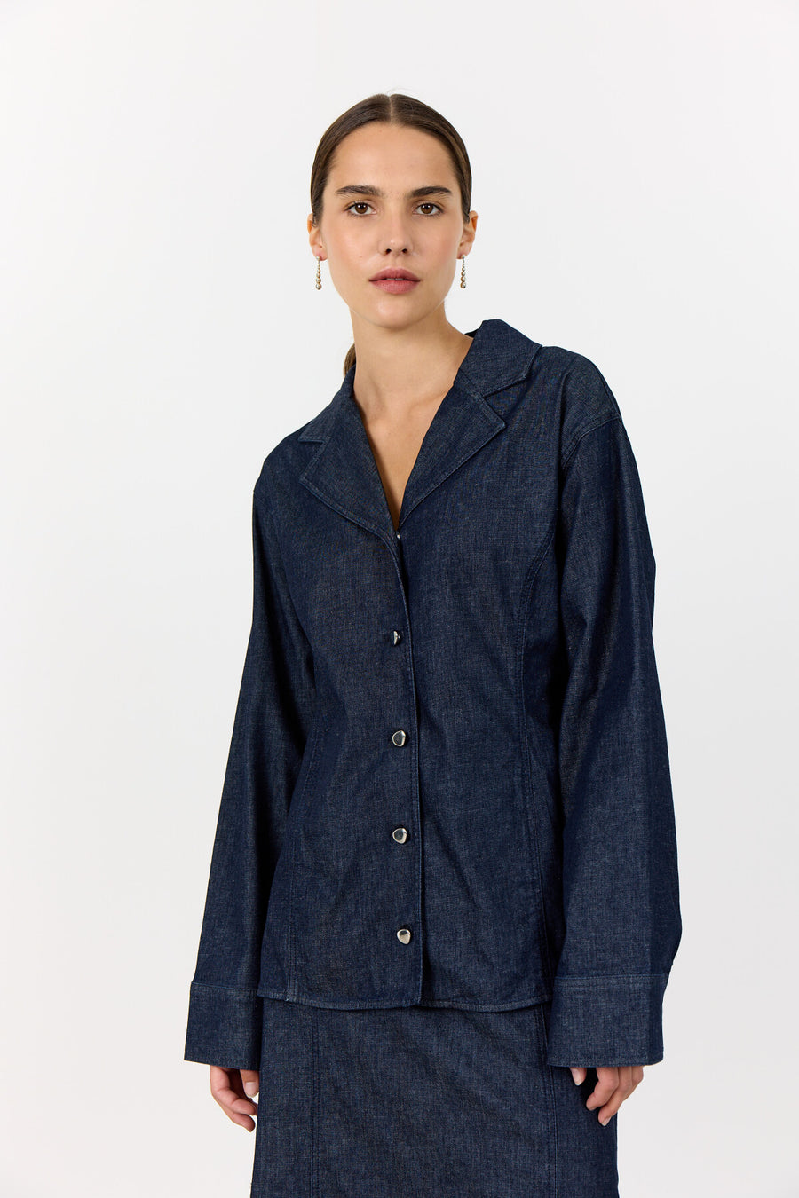 LR-Nuri 1 Shirt Dark Navy Levete Room