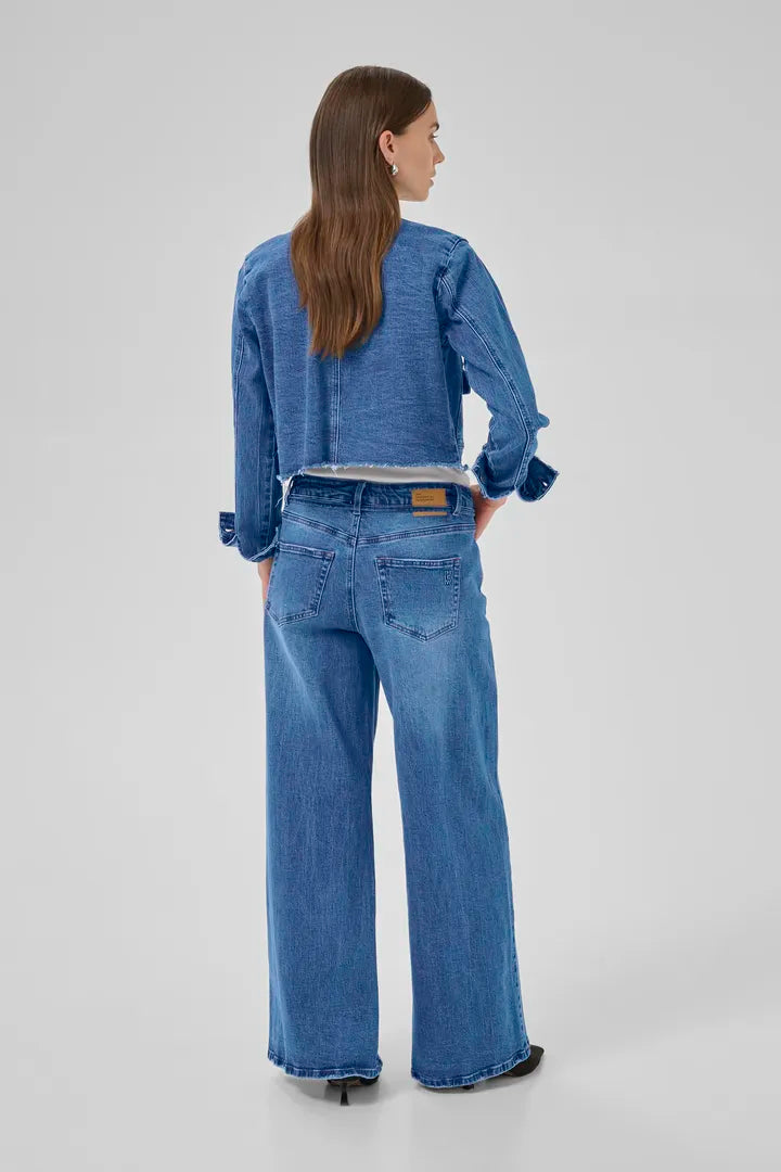 DangoMW 144 Short Jacket Medium Blue Wash My Essential Wardrobe