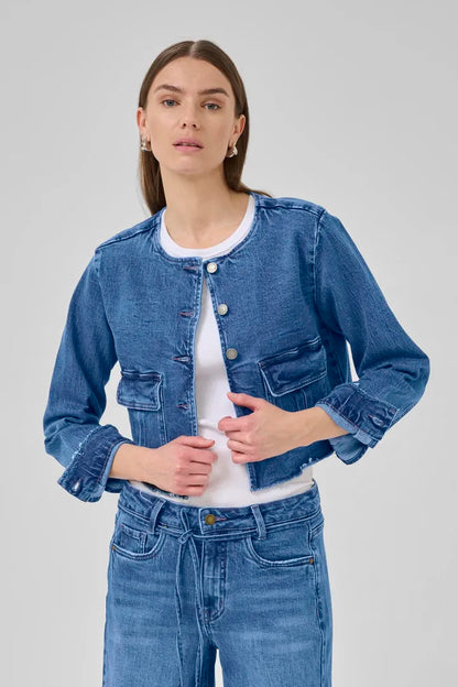 DangoMW 144 Short Jacket Medium Blue Wash My Essential Wardrobe