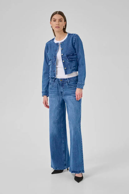 DangoMW 144 Short Jacket Medium Blue Wash My Essential Wardrobe