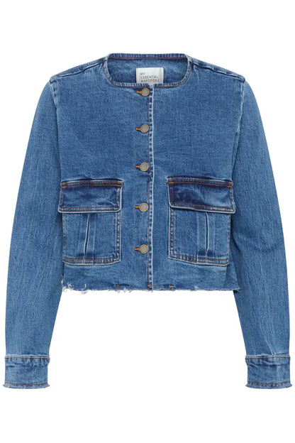 DangoMW 144 Short Jacket Medium Blue Wash My Essential Wardrobe